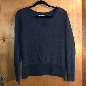 Side zip navy Banana Republic sweatshirt